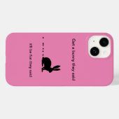 Funny Bunny Poop Hoesje-Mate iPhone 14 Hoesje (Achterkant (horizontaal))