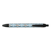 Funny Bunny Rabbit op de fiets Zwarte Inkt Pen (Achterkant)