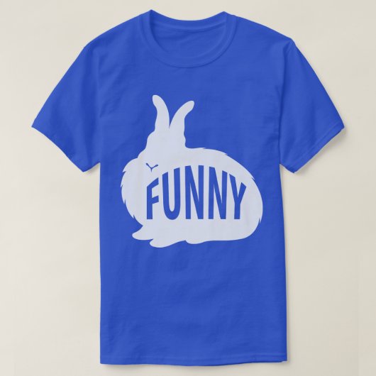 Funny Bunny - Rabbit Pun Premium T-shirt (Design voorkant)