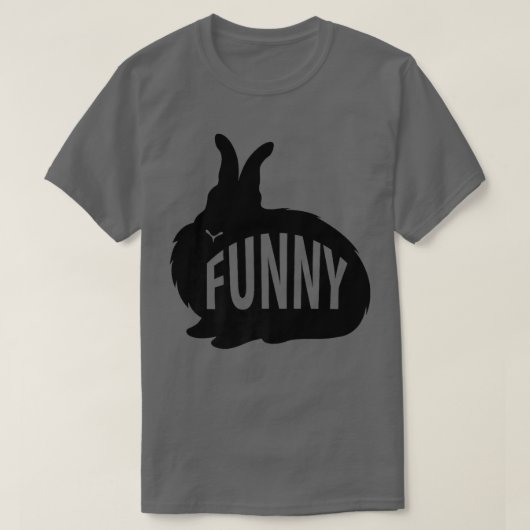 Funny Bunny Rabbit Pun T-shirt (Design voorkant)