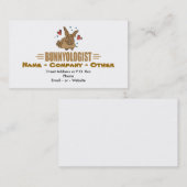 Funny Bunny Rabbits Visitekaartje (Voorkant / Achterkant)