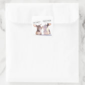Funny Bunny sticker –Is someone watching (Tas)
