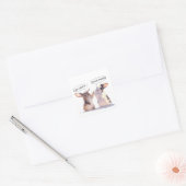 Funny Bunny sticker –Is someone watching (Envelop)