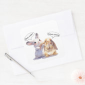 Funny Bunny sticker – Sleep Mode vs Default (Envelop)