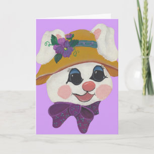 Funny Bunny Wenskaart Feestdagen Kaart