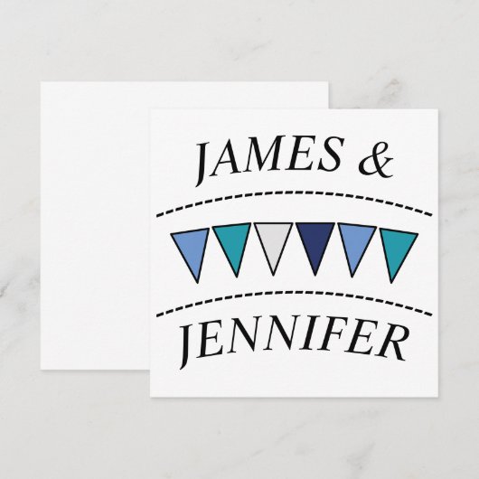Funny Bunting Names (Voorkant / Achterkant)