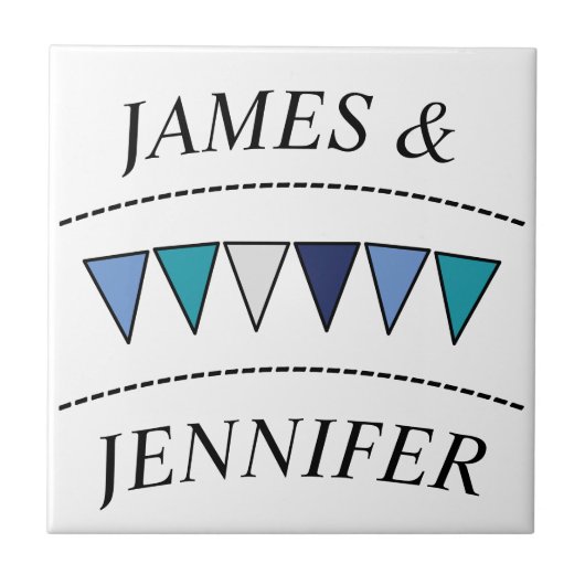 Funny Bunting Names Beverage Coaster Tegeltje (Voorkant)