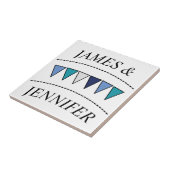 Funny Bunting Names Beverage Coaster Tegeltje (Zijkant)