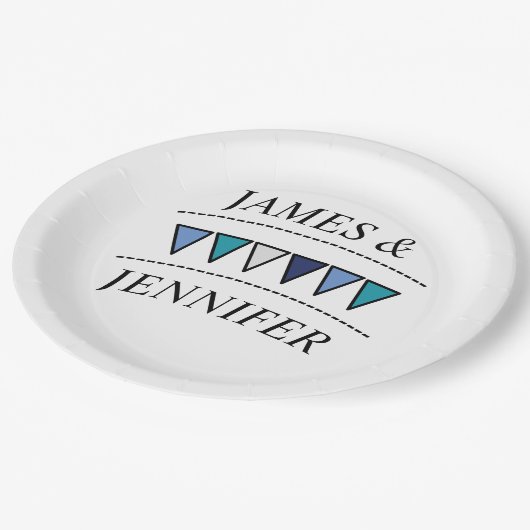 Funny Bunting Names Papieren Bordje (Gekanteld)