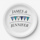 Funny Bunting Names Papieren Bordje (Voorkant)