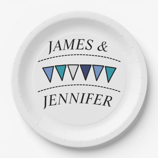Funny Bunting Names Papieren Bordje (Voorkant)