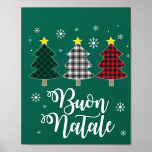Funny Buon Natale Italy Xmas Holiday Italiaanse Ch Poster