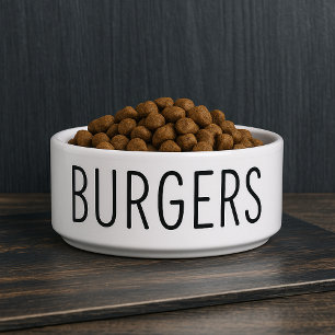Funny Burgers Dog Voerbakje