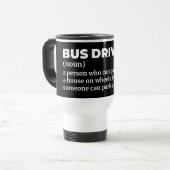 Funny Bus Driver Definition Reisbeker (Voorkant links)
