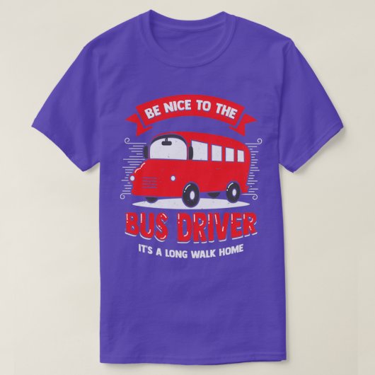 Funny Bus Driver Operator Cadeft T-shirt (Design voorkant)