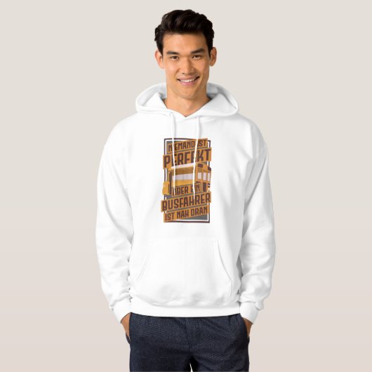 Funny Bus Driver School Bus Hoodie (Voorkant volledig)