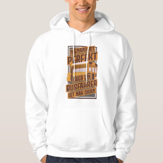 Funny Bus Driver School Bus Hoodie (Voorkant)