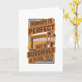 Funny Bus Driver School Bus Kaart (Gele Bloem)