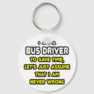 Funny Bus Driver T-Shirts en Gifts Sleutelhanger