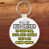 Funny Bus Driver T-Shirts en Gifts Sleutelhanger (Voorkant)