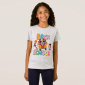 Funny Bus met Kinderen, terug naar school T-shirt (Voorkant volledig)