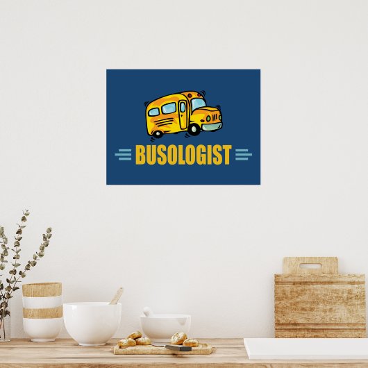 Funny Bus Poster (Keuken)