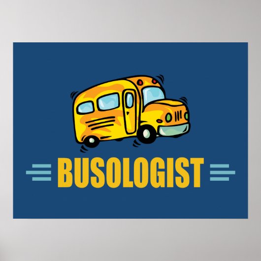 Funny Bus Poster (Voorkant)