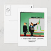 Funny Business Humor Briefkaart (Voorkant / Achterkant)