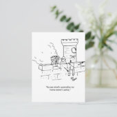 Funny Business Humor Briefkaart (Staand voorkant)