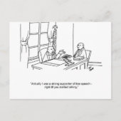 Funny Business Humor Briefkaart (Voorkant)