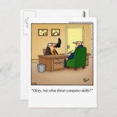 Funny Business Humor Briefkaart (Voorkant / Achterkant)