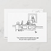 Funny Business Humor Briefkaart (Voorkant / Achterkant)