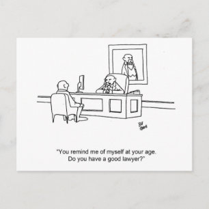 Funny Business Humor Briefkaart