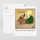 Funny Business Humor Briefkaart (Voorkant / Achterkant)