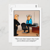 Funny Business Humor Briefkaarten (Voorkant / Achterkant)