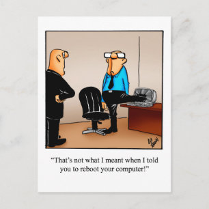Funny Business Humor Briefkaarten