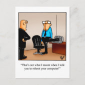 Funny Business Humor Briefkaarten (Voorkant)