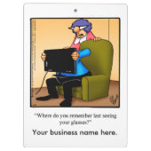 Funny Business Humor Clipboard Cadeft Klembord (Achterkant)