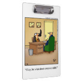 Funny Business Humor Clipboard Cadeft Klembord (Rechts)