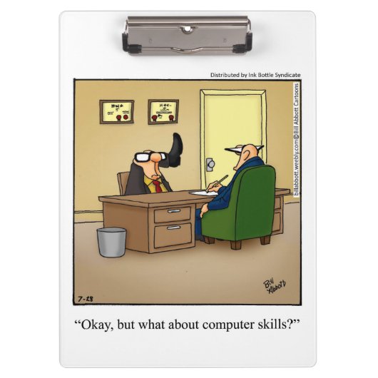 Funny Business Humor Clipboard Cadeft Klembord (Voorkant)