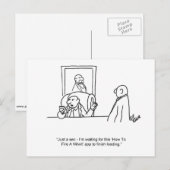 Funny Business Humor "Fire a Nitwit" Briefkaart (Voorkant / Achterkant)