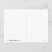 Funny Business Humor Kerstmis Briefkaart (Achterkant)