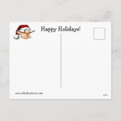 Funny Business Humor Kerstmis Briefkaart (Achterkant)