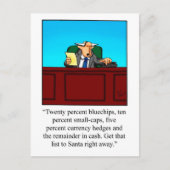 Funny Business Humor Kerstmis Briefkaart (Voorkant)