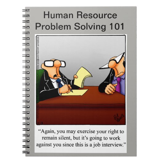 Funny Business Humor Notitieboek (Voorkant)