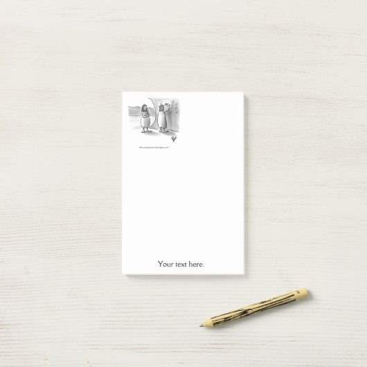 Funny Business Humor Post-it® Notes (Op bureau)