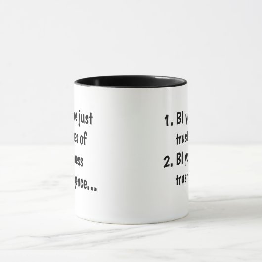 Funny Business Intelligence Joke BI Quote Slogan Mok (Midden)