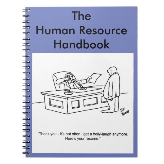 Funny Business Notitieboek Gift-Human Resource (Voorkant)