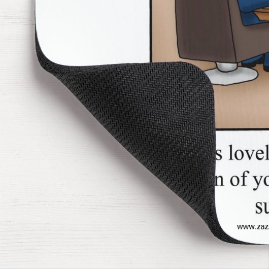 Funny Business Office Humor Mousepad "Spectickles" Muismat (Hoek)