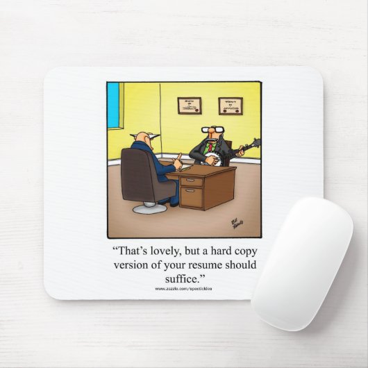 Funny Business Office Humor Mousepad "Spectickles" Muismat (Met muis)